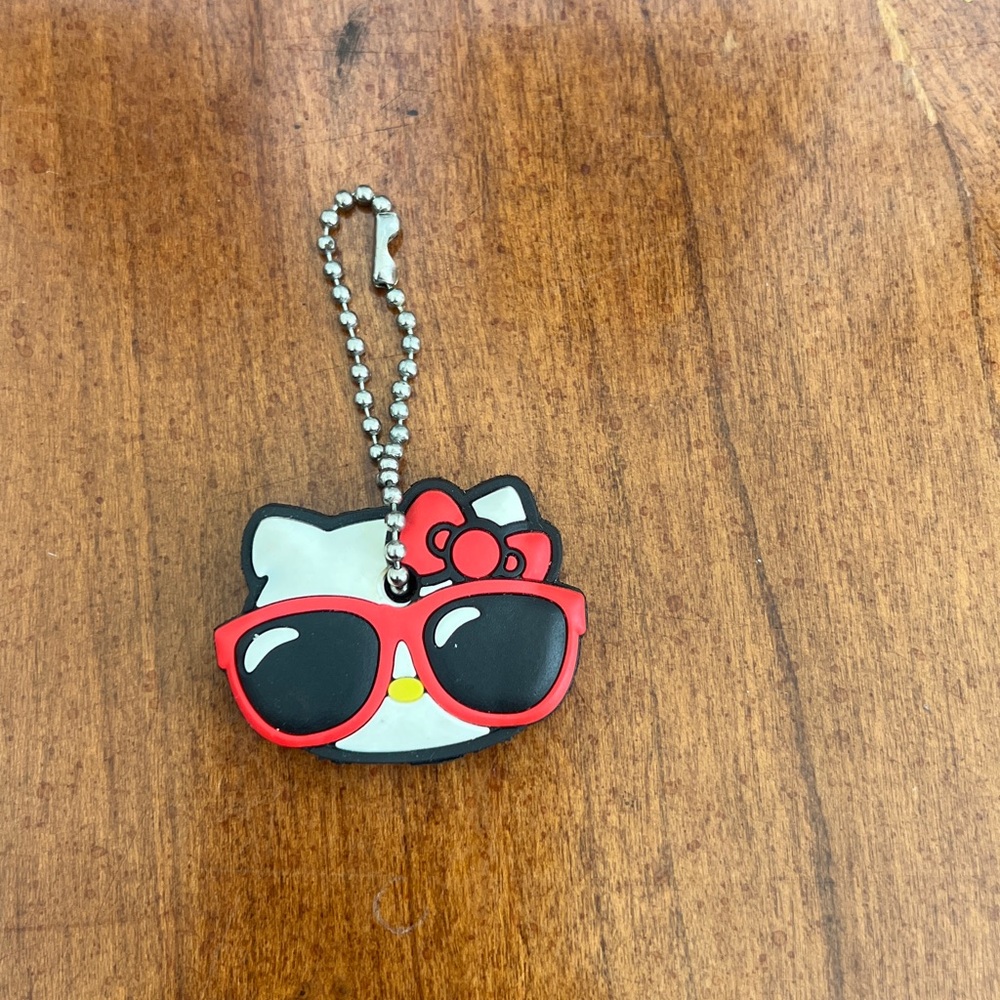Sanrio Hello Kitty Red and White Keychain